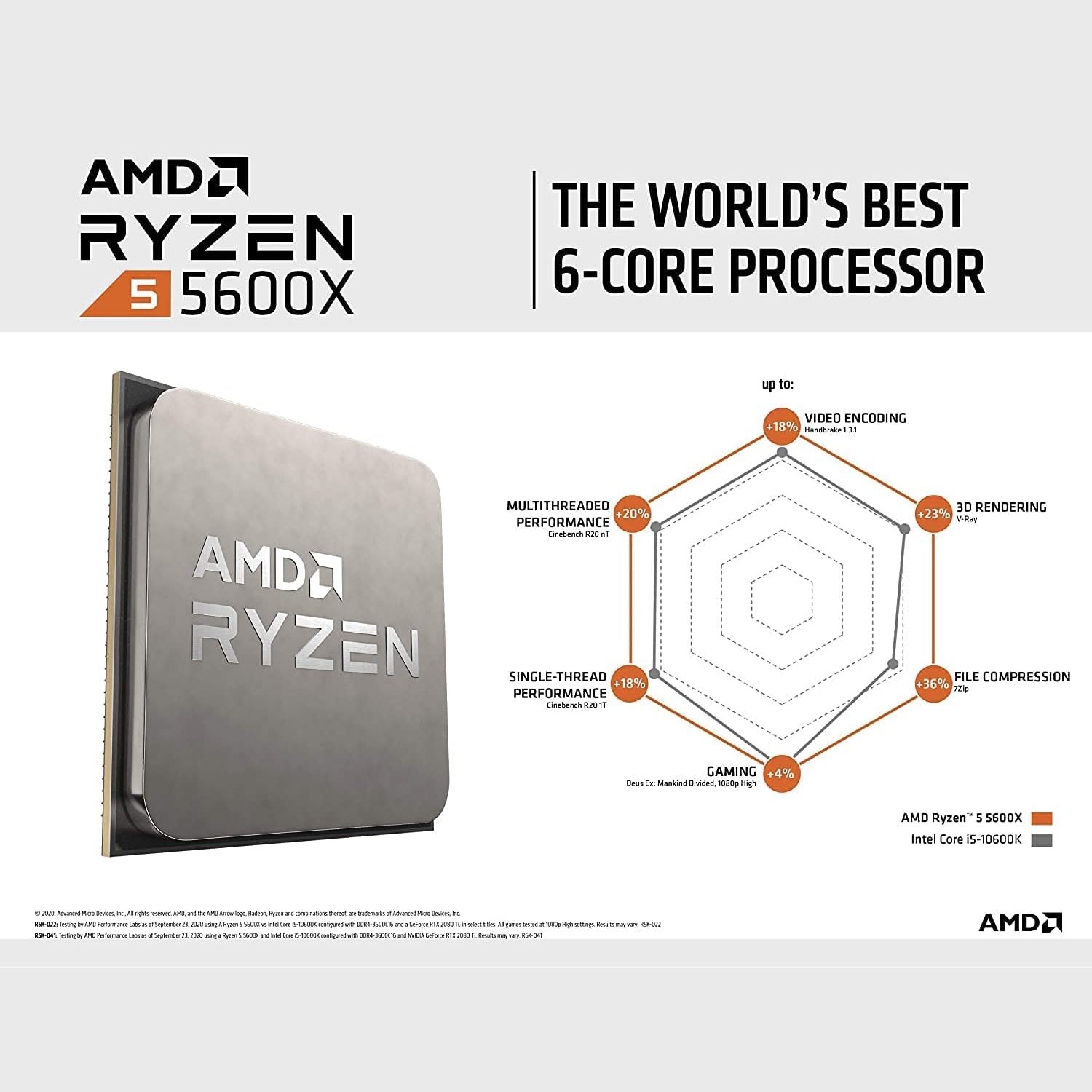 AMD Ryzen 5 5600X Processor (TRAY)