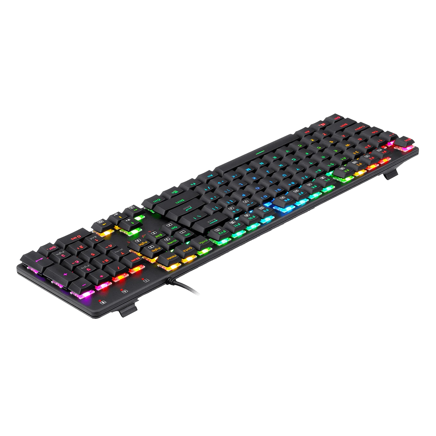 Redragon K589 SHRAPNEL RGB BACKLIT MECHANICAL GAMING KEYBOARD  104 KEYS ANTI-GHOSTING RED SWITCHES