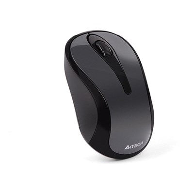 A4Tech G3-280NS 2.4G Optical Wireless Mouse, Silent Clicks, Glossy Grey