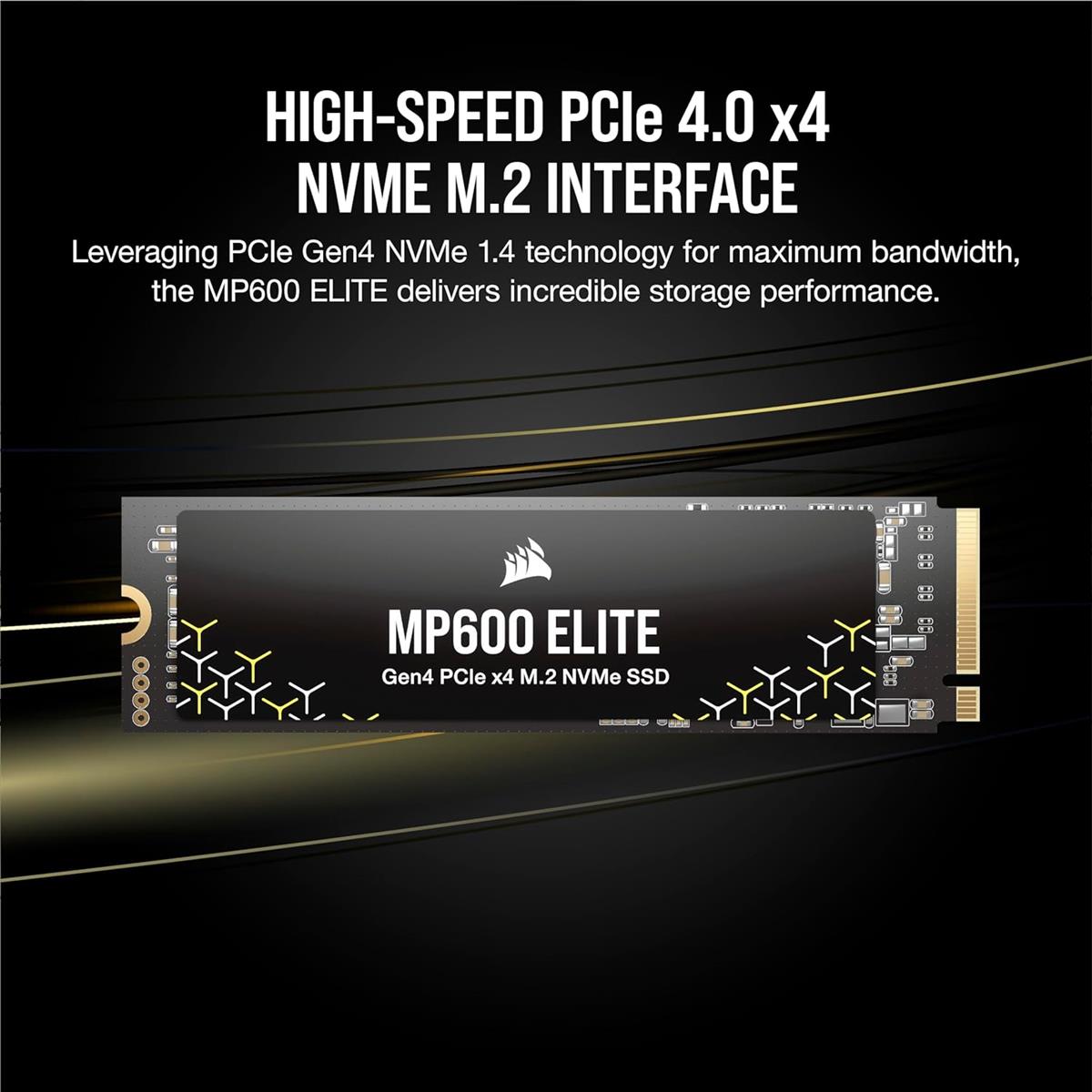 Corsair MP600 Elite 1TB Gen4 M.2 NVMe SSD