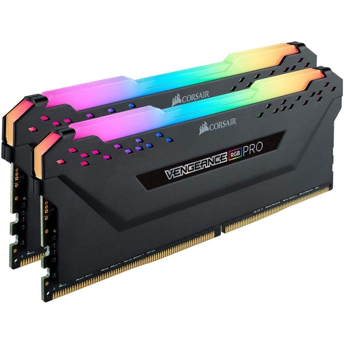 Corsair Vengeance RGB PRO 32GB (2 x 16GB) DDR4 DRAM 3600MHz C18 Memory Kit