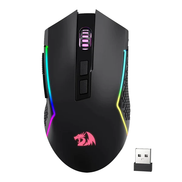 Redragon Trident Pro M693 RGB Wired, Wireless, And Bluetooth Mouse