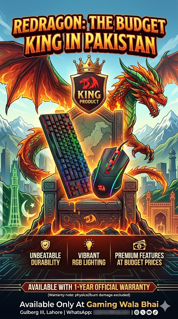 Why Redragon is the King of Budget Gaming in Pakistan|Price in pakistan