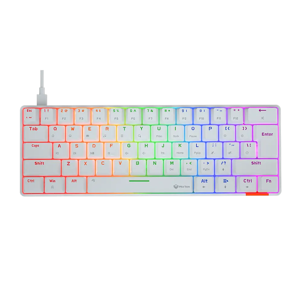 Meetion MK005 WHITE 60% GAMING KEYBOARD