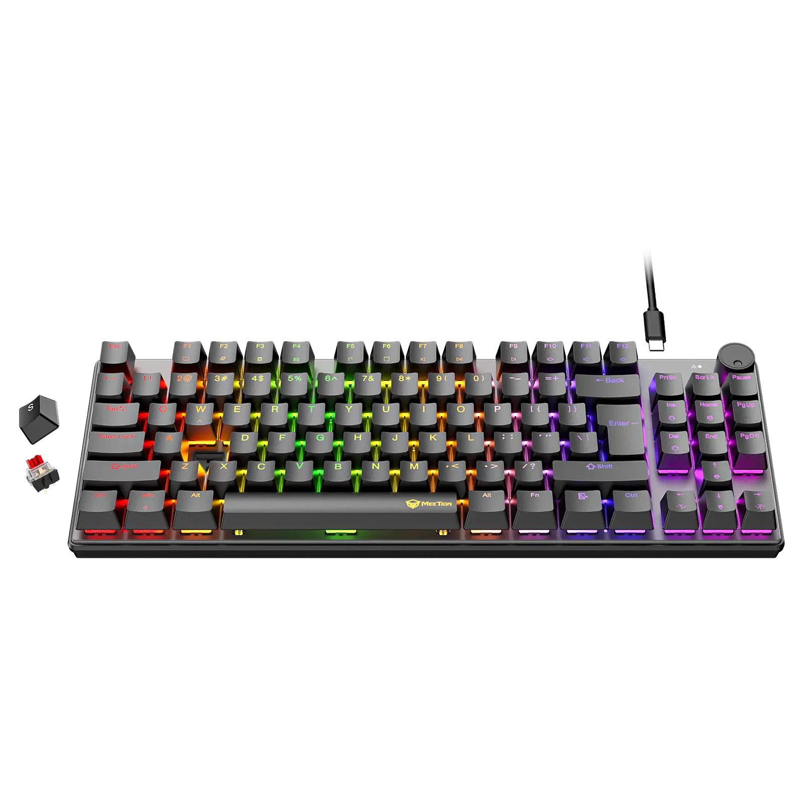 Meetion MK008 Pro 80% RGB Hot-swap Mechanical Keyboard