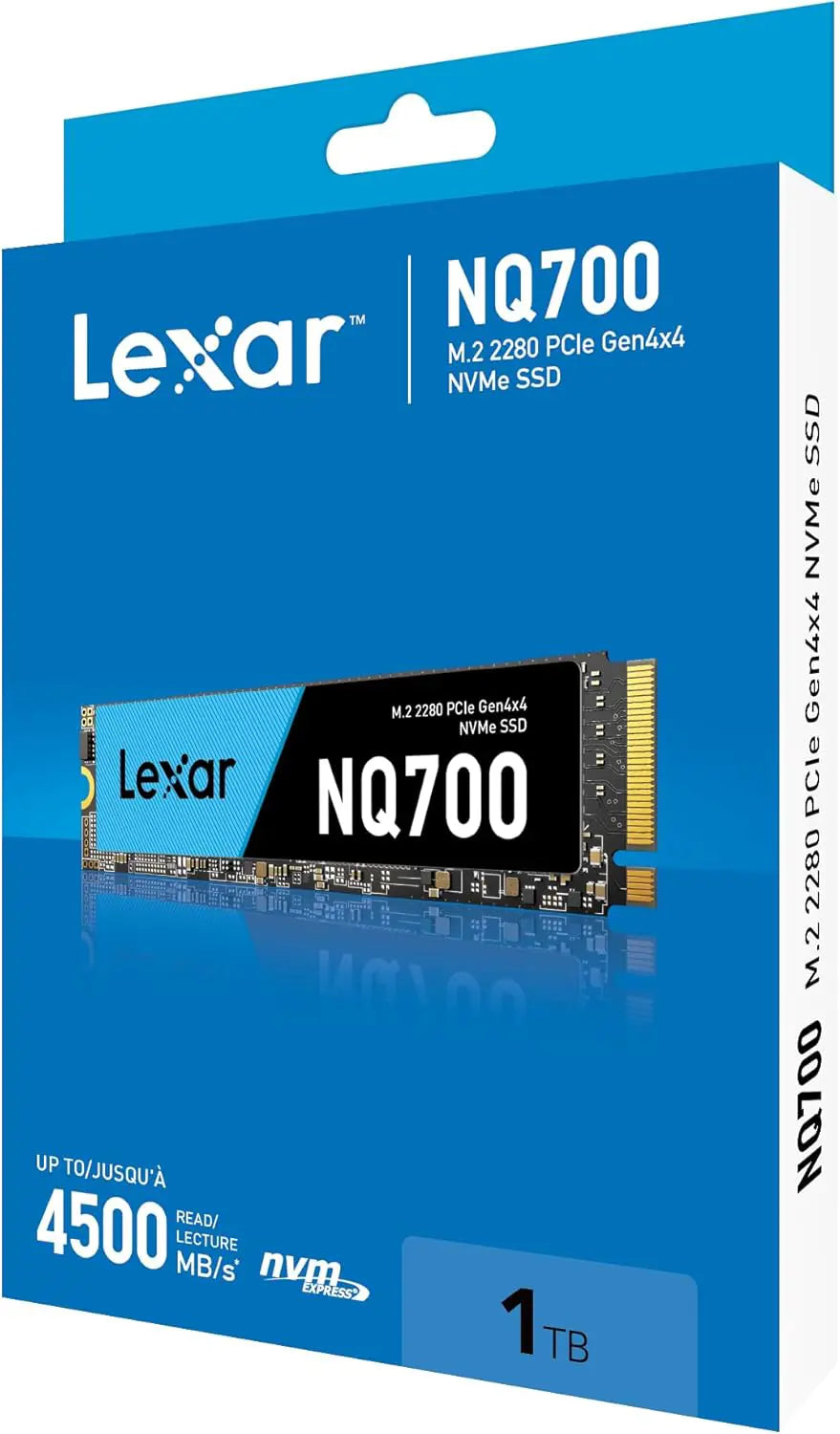 LEXAR NQ700 PCIE GEN4X4 NVME SSD 1TB