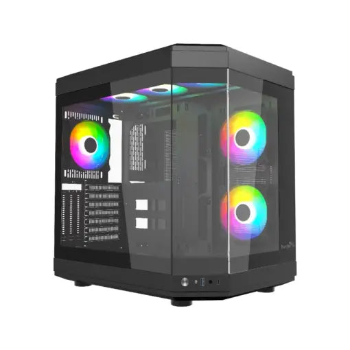 Thunder Carbon TGC-639B ATX Gaming Case - Black