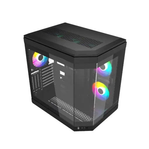 Thunder Carbon TGC-639B ATX Gaming Case - Black