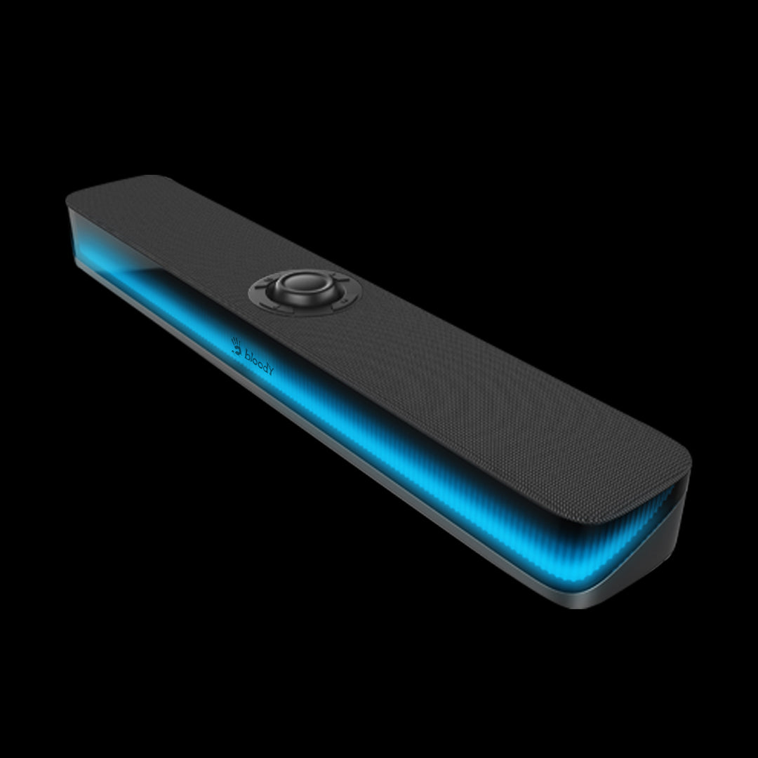 Bloody S10 Gaming Soundbar Bluetooth V5.3 And USB Wired, 5W*2, Black