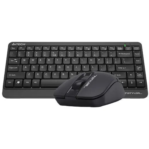 A4Tech Fstyler FG1112s 2.4G Power-Saving Compact Desktop Set | Black