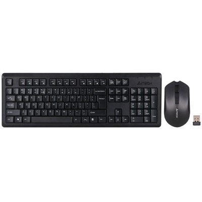 A4Tech 4200NS Wireless Desktop Keyboard & Mouse Combo - Reliable and Sleek