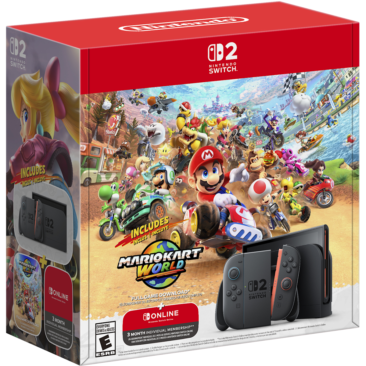 Nintendo Switch 2 and Mario Kart World bundle package