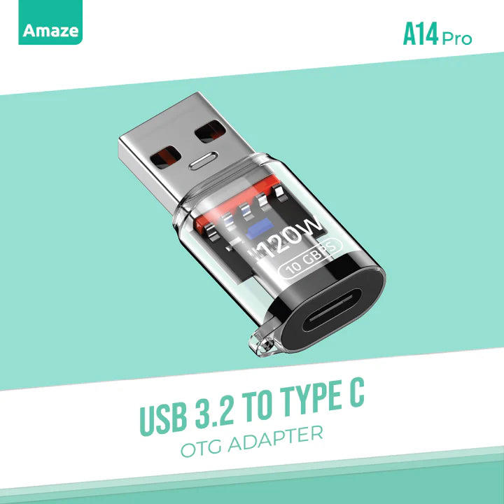 AMAZE USB 3.2 TO TYPE C OTG Adapter | A14 Pro