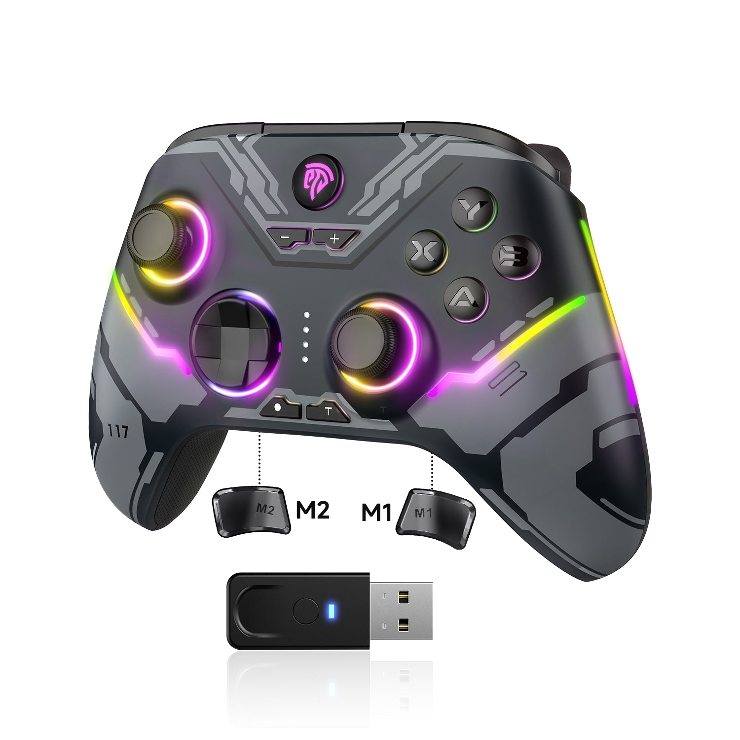 EasySMX X15 Hall effect joysticks and triggers
