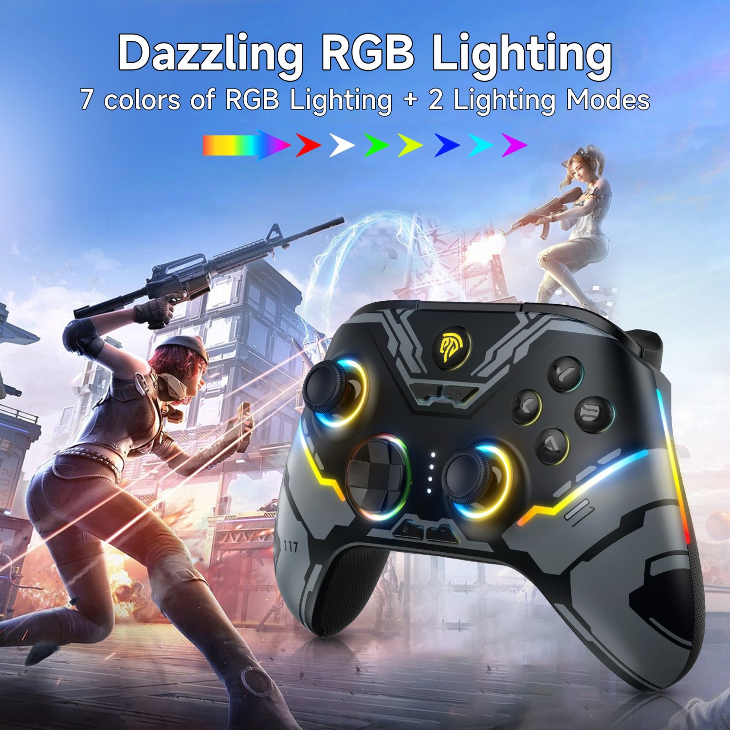 EasySMX X15 controller back view