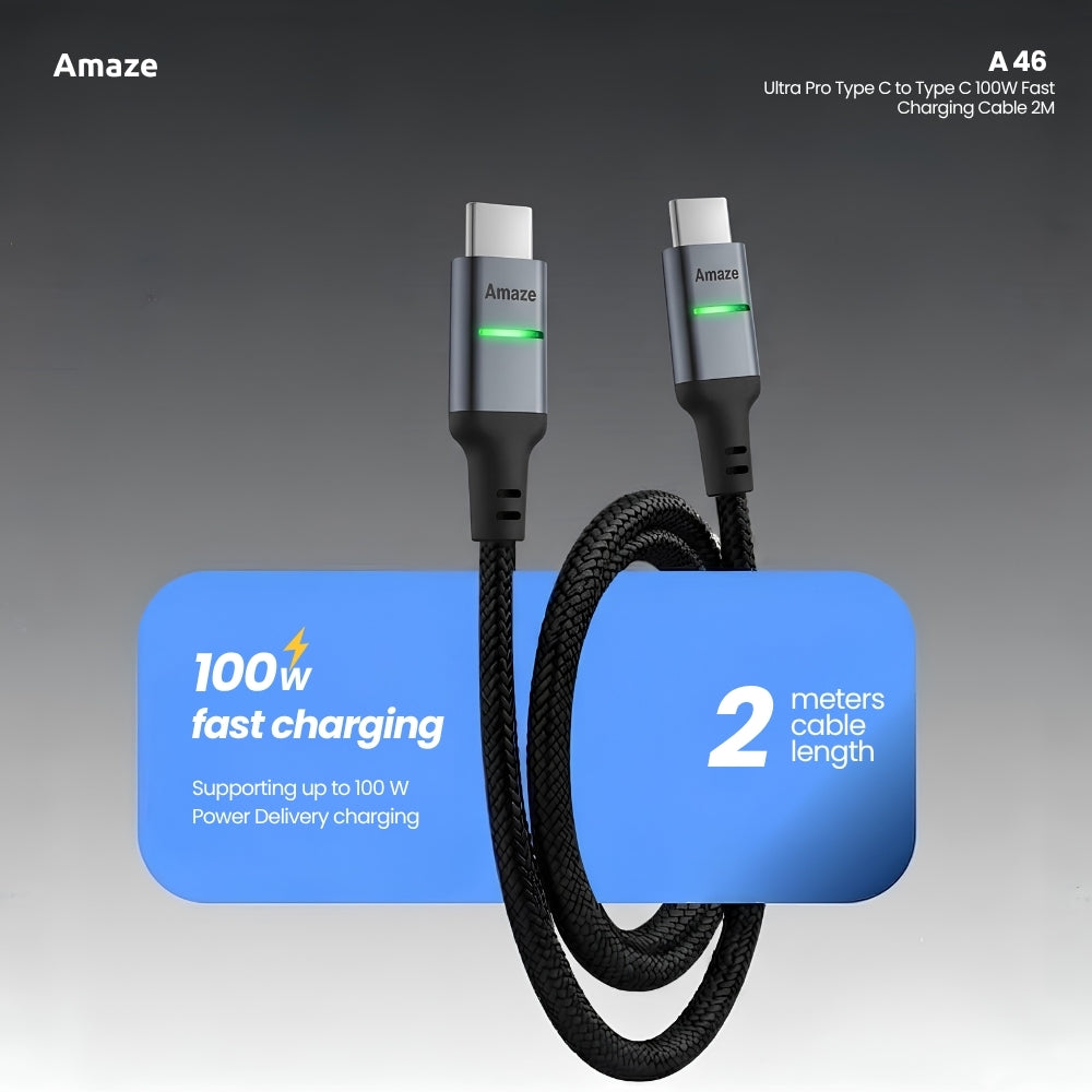 Amaze A46 100W USB-C cable 2M