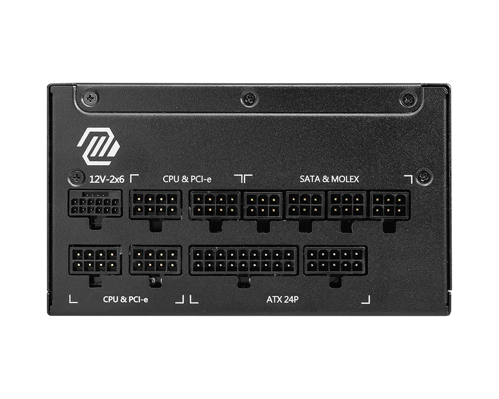 MSI MAG A1000GL PCIE5 1000W 80 PLUS Gold Power Supply Fully Modular