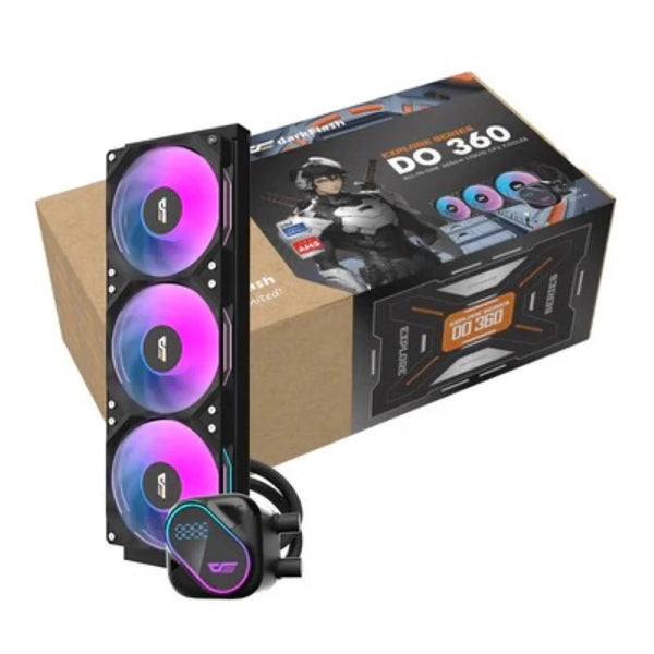Darkflash Explore DO 360 AIO 360mm Liquid CPU Cooler - Black - Gaming Wala Bhai