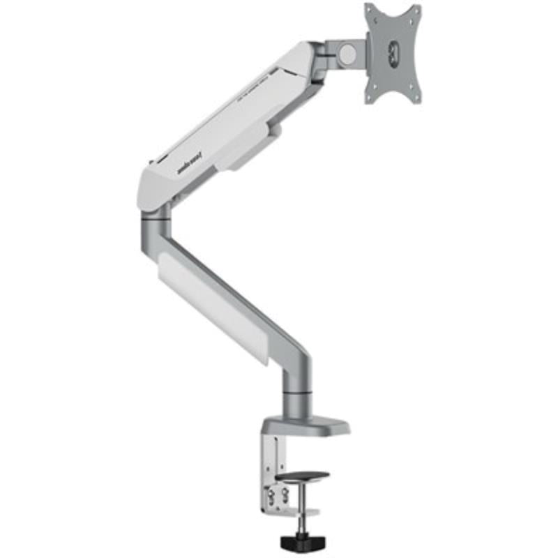 AndaSeat STEALTH PRO II A9 Ergonomic Single Monitor Arm, Grey White, (AD-W-A9-1S-FW)