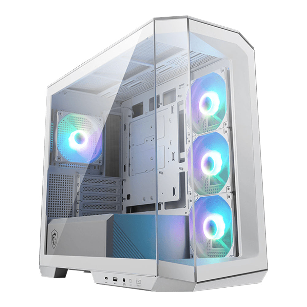 MSI MAG PANO M100R PZ White Micro-ATX PC Case product image