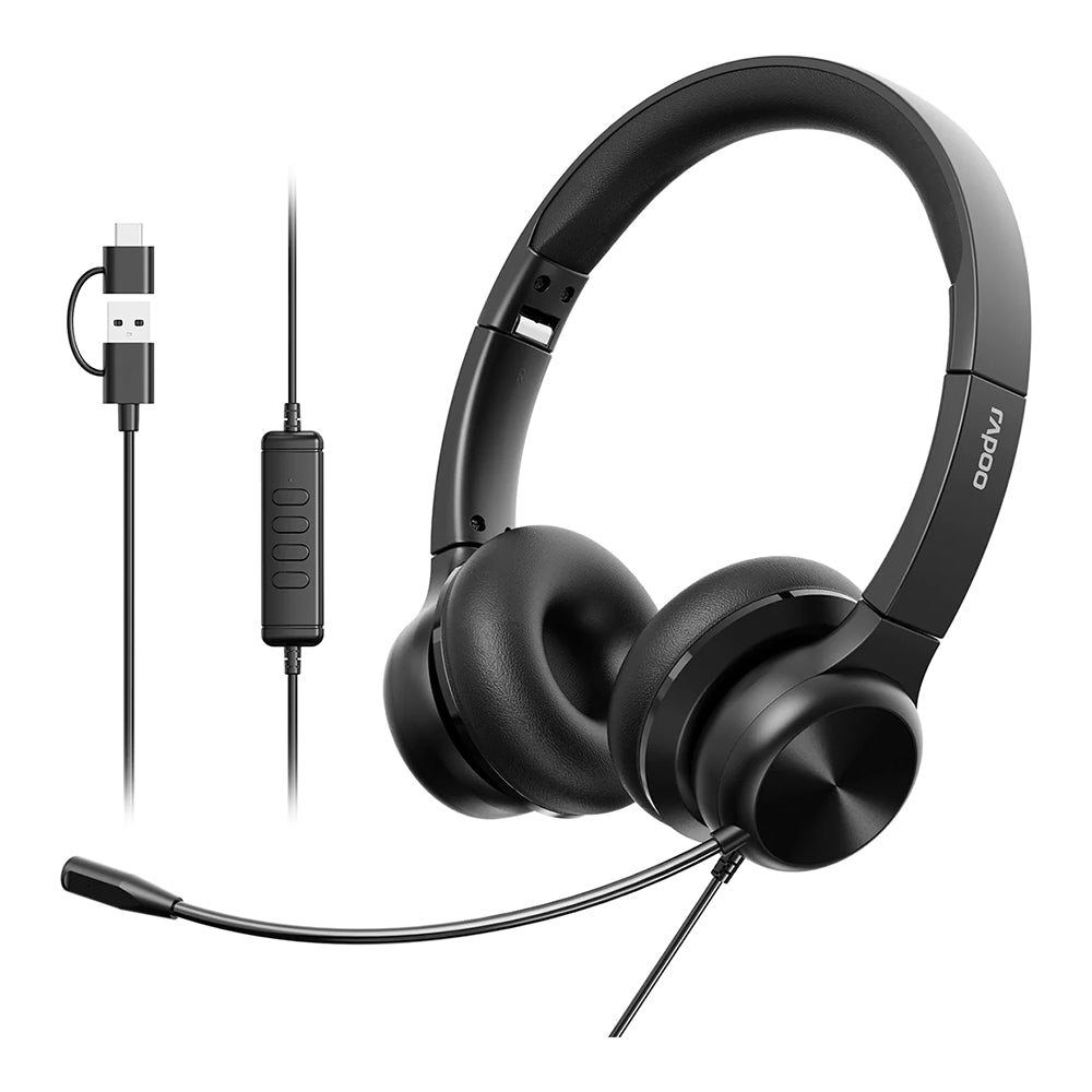 Rapoo H180 USB Foldable Stereo Headset Pakistan