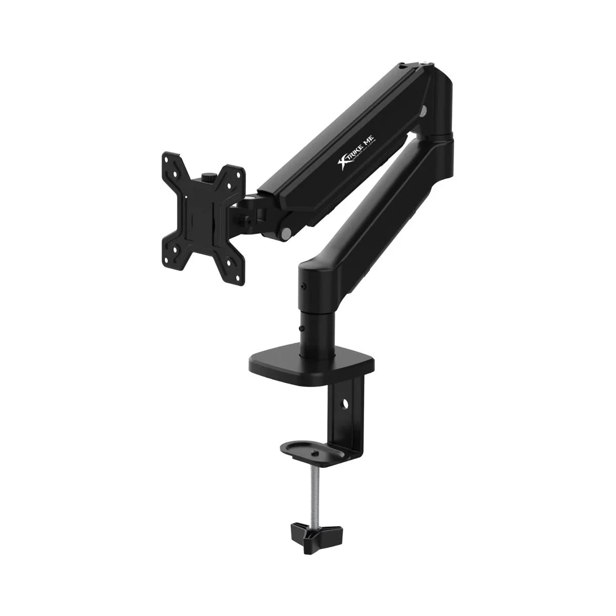 Xtrike-Me HT-20 Heavy Duty Adjustable Desk Mount Single Monitor Arm (Black&White)