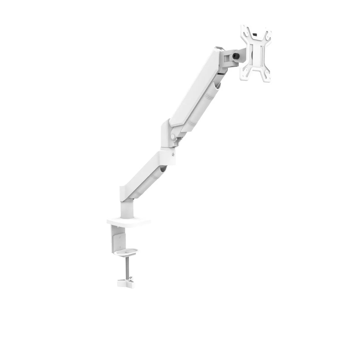 Xtrike-Me HT-20 Heavy Duty Adjustable Desk Mount Single Monitor Arm (Black&White)