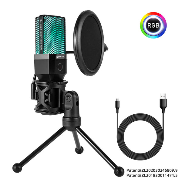 REDRAGON GM212 ADNE STREAMING MICROPHONE - Gaming Wala Bhai