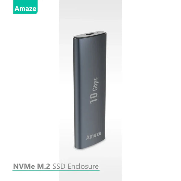 AMAZE ALUMINUM ALLOY NVME M.2 SSD ENCLOSURE 10GBPS | A222 - Gaming Wala Bhai