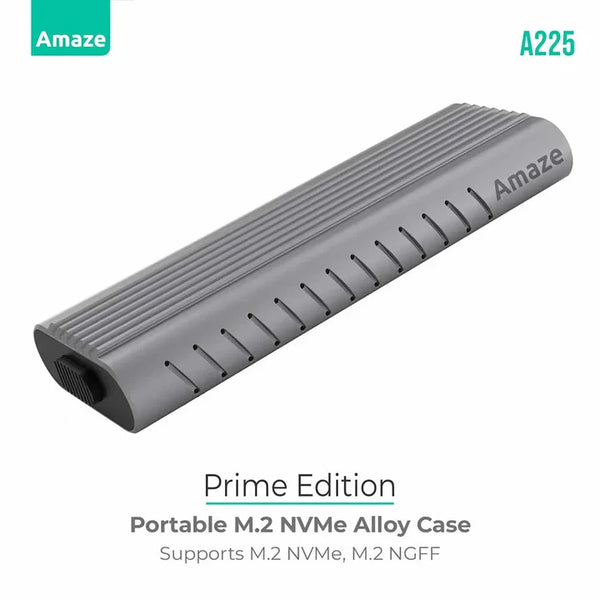 Amaze Prime Edition M.2 + NVME SSD Enclosure 10G | A225 - Gaming Wala Bhai