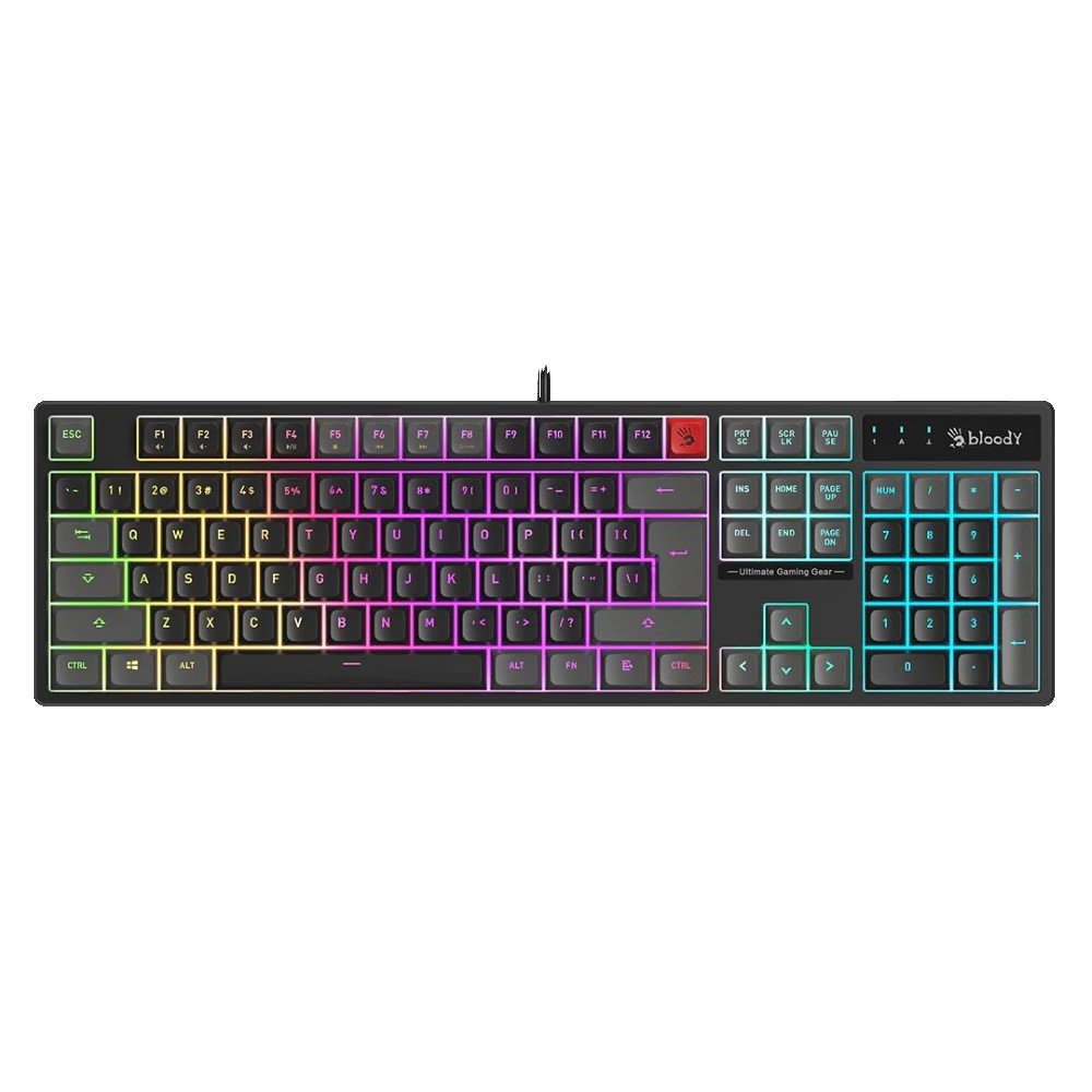 Bloody B230N Neon Gaming Keyboard – Black