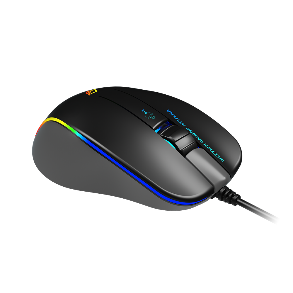 Meetion GM23 2023 RGB Gaming Mouse – 12,800 DPI, 5+1 Buttons, Ergonomic Right‑Hand Design