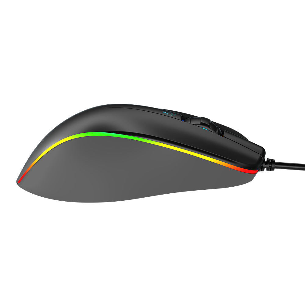 Meetion GM23 2023 RGB Gaming Mouse – 12,800 DPI, 5+1 Buttons, Ergonomic Right‑Hand Design