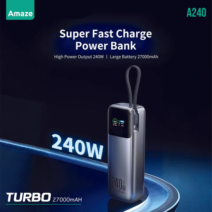 Amaze 240 WATT SUPER FAST POWER BANK | A240