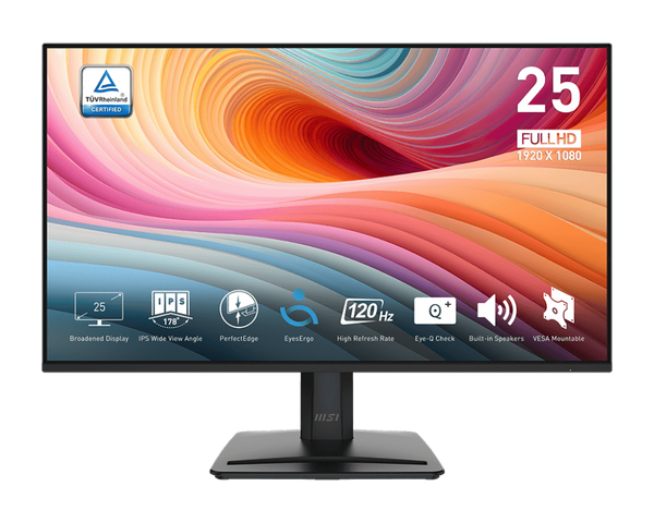 MSI PRO MP251 E2 24.5″ IPS FHD 120 Hz Monitor
