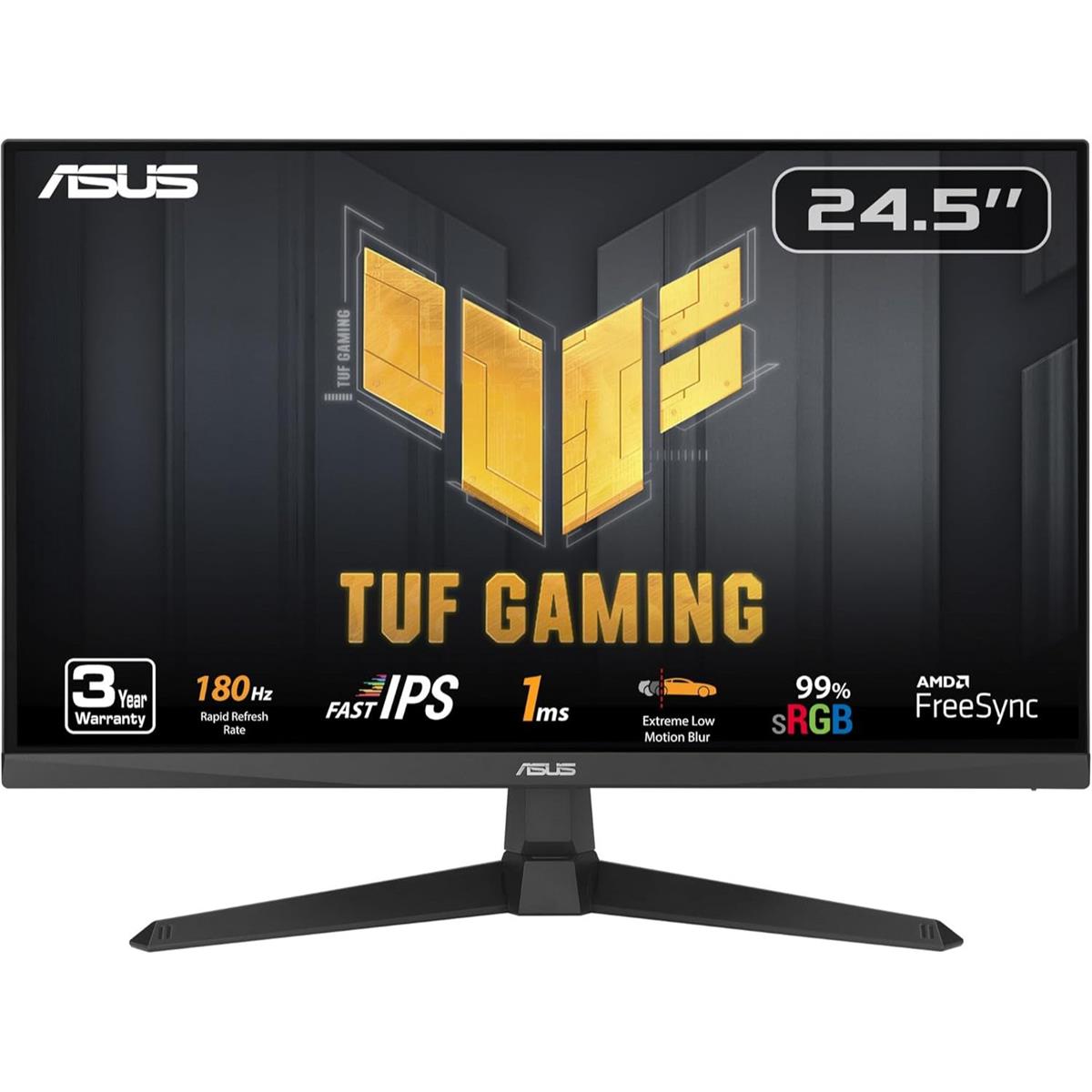 ASUS TUF Gaming VG259Q3A, 25″ FHD 180Hz 1ms, Fast IPS Gaming Monitor