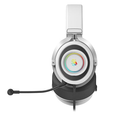 Bloody G535 Virtual 7.1 Surround Sound USB Gaming Headset | White Black