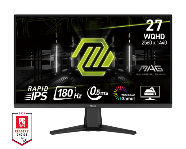 MSI MAG 275QF 2K 180Hz WQHD IPS 0.5ms Adaptive-Sync Gaming Monitor