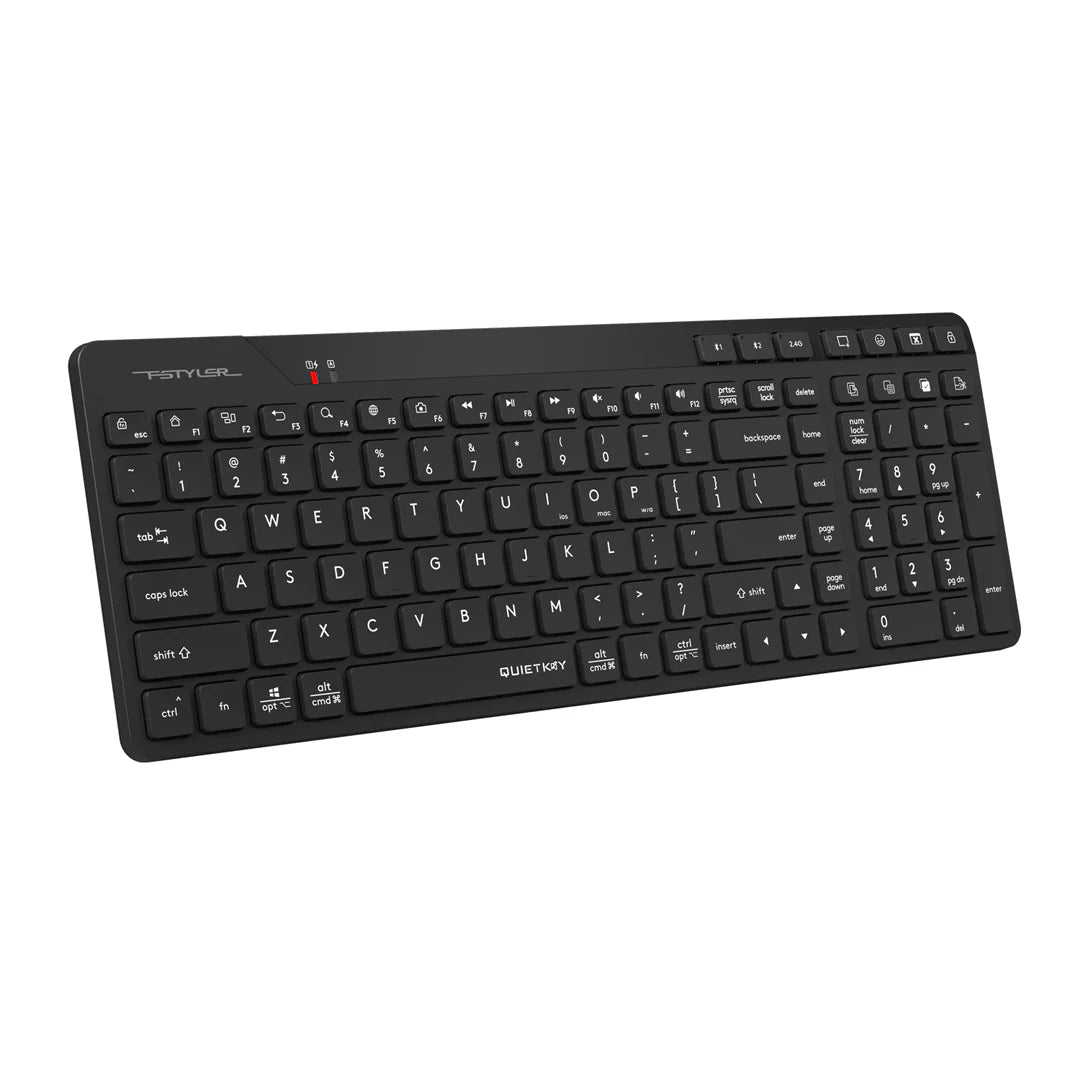 A4Tech FBK27C AS Bluetooth & 2.4G Rechargeable Wireless Keyboard