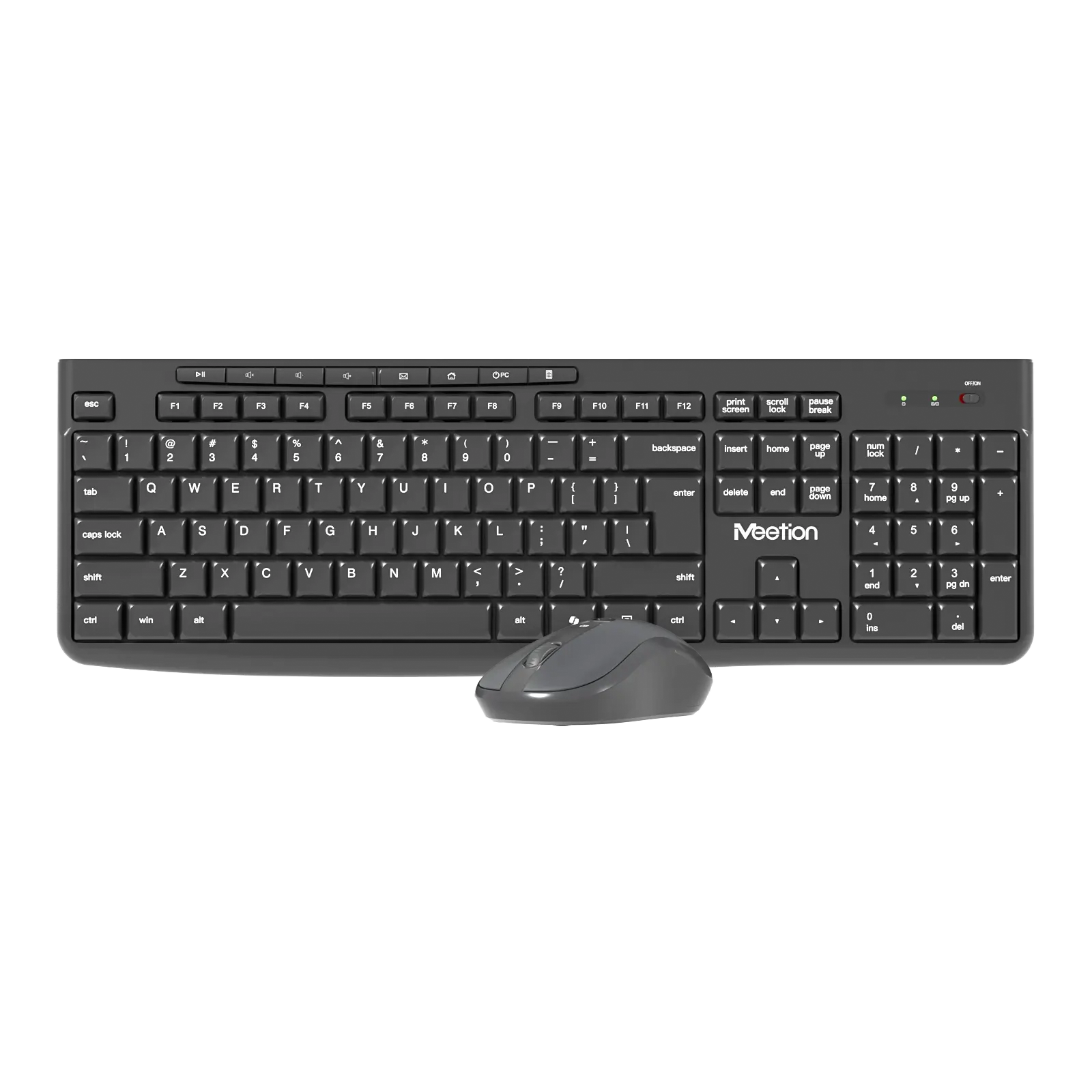 Meetion CW295 Silent 2.4G Wireless Keyboard Mouse Combo