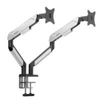 Anda Seat Stealth PRO II Duo A9-2S Ergonomic Monitor Arm Black White (AD-W-A9-2S-BW)