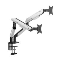 Anda Seat Stealth PRO II Duo A9-2S Ergonomic Monitor Arm Black White (AD-W-A9-2S-BW)