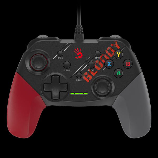 Bloody GP30 Game Pad Wired USB, Sports Red - Gaming Wala Bhai