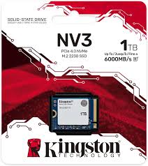 Kingston NV3 PCIe 4.0 NVMe M.2 2280 SSD 1TB - /1000G
