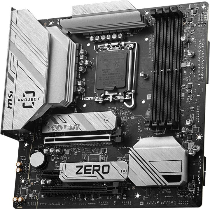 MSI B760M PROJECT ZERO DDR5 WiFi Motherboard product image
