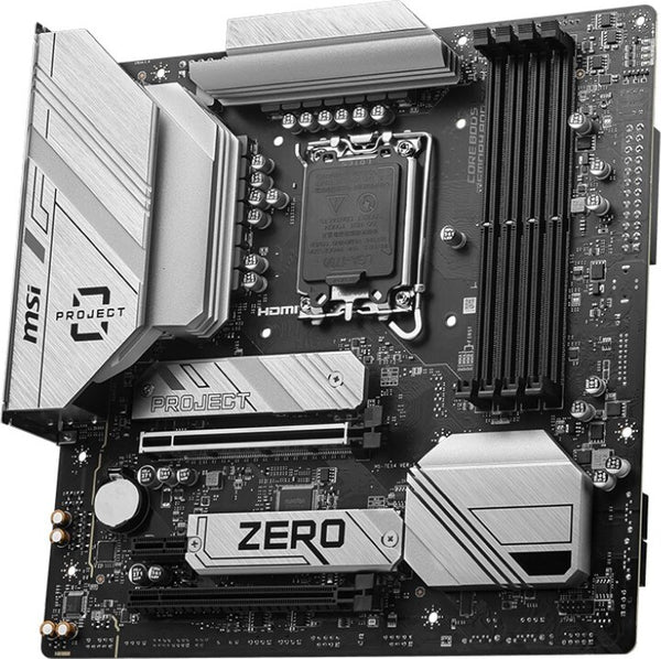 MSI B760M PROJECT ZERO DDR5 WiFi Motherboard product image
