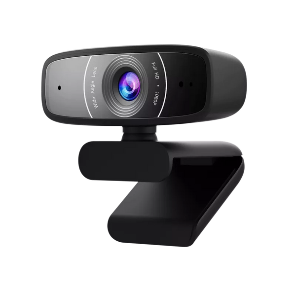 ASUS Webcam C3 USB camera with 1080p 30 FPS Recording, Beamforming Microphone - Gaming Wala Bhai