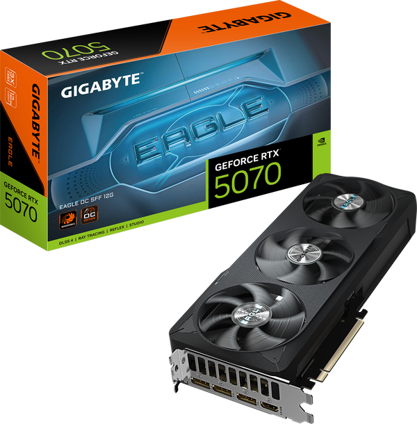 Gigabyte GeForce RTX 5070 EAGLE OC SFF 12GB GDDR7 — product view
