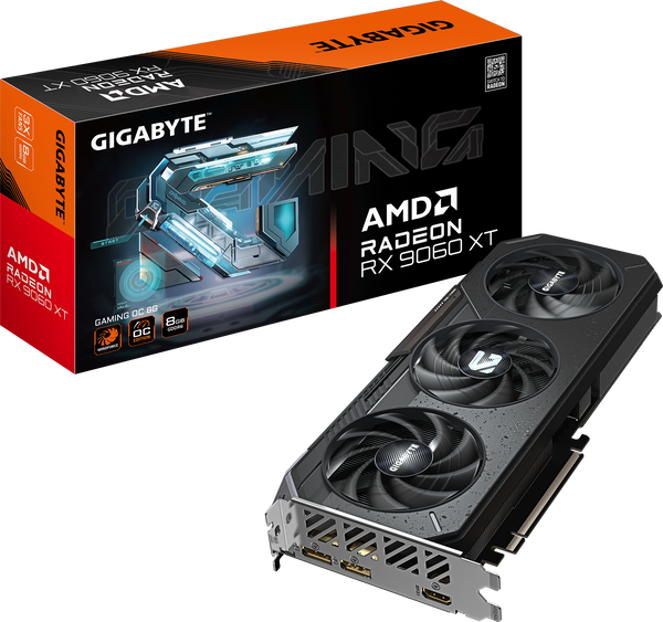 Gigabyte Radeon RX 9060 XT GAMING OC 8GB GDDR6 — product view