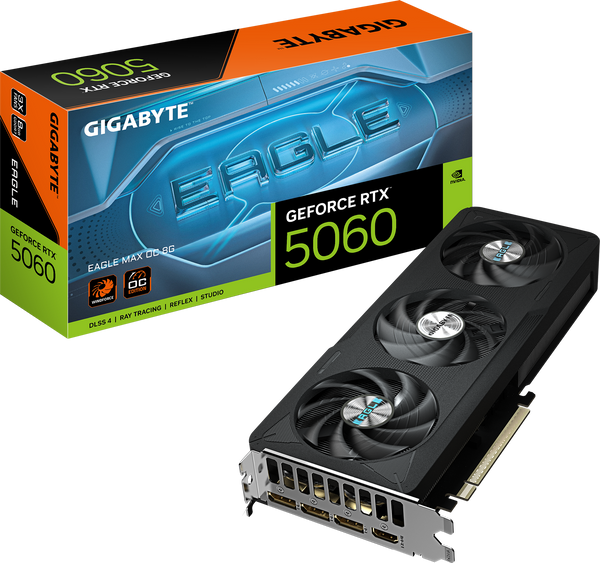 Gigabyte GeForce RTX 5060 EAGLE MAX OC 8GB GDDR7 — product view